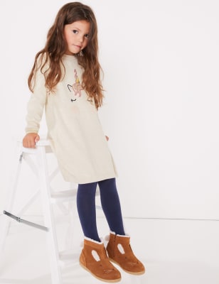 Ensemble &agrave; imprim&eacute; licorne (du 3&nbsp;mois au 7&nbsp;ans)