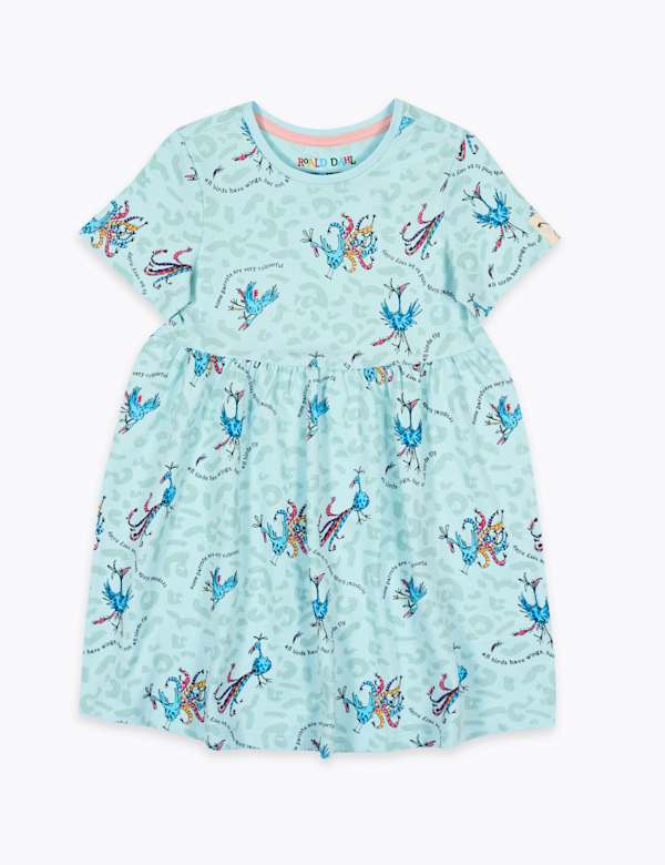 Roald Dahl™ & NHM™ Roly-Poly Bird Dress (2-7 Yrs)
