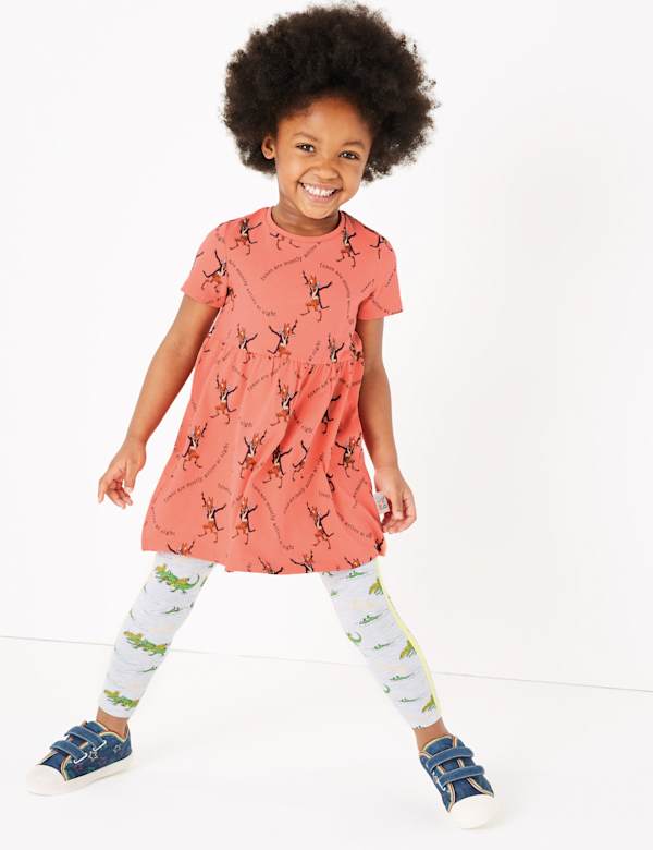Roald Dahl™ & NHM™ Fox Dress (2-7 Yrs)