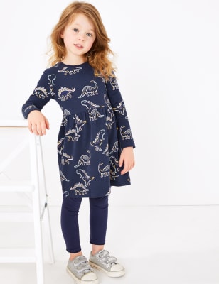 &Scaron;aty z&nbsp;čist&eacute; bavlny s&nbsp;celoplo&scaron;n&yacute;m potiskem dinosaurů (3&nbsp;měs&iacute;ce &ndash; 7&nbsp;let)