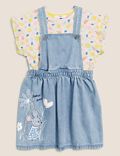 2pc Pure Cotton Floral Mouse Outfit (2-7 Yrs)