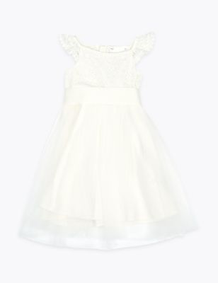 Lace Embroidered Bridesmaid Dress (2-16 Yrs) | M&S