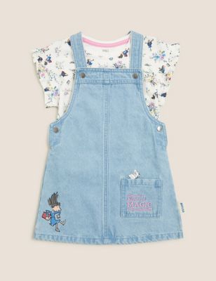 M&S Girls Roald Dahl  Pure Cotton Outfit (2-7 Yrs)