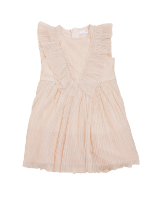 

M&S Collection Vestido de tul con brillos (2-7 años) - Pink, Pink