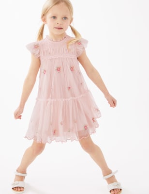 

M&S Collection Vestido floral (2-7 años) - Pink, Pink
