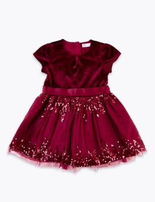 Sametov&eacute; společensk&eacute; &scaron;aty s&nbsp;flitry (3&nbsp;měs&iacute;ce &ndash; 7&nbsp;let)