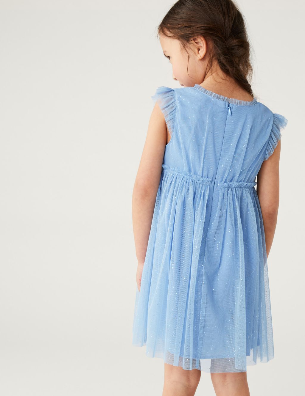 Butterfly Applique Tulle Dress (2-8 Yrs) image 3