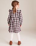 2pc Cotton Rich Checked Dress Outfit (2-7 Yrs)