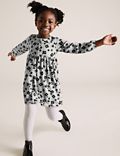 Zachte jurk met luipaardprint (2-7 jaar)