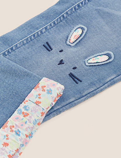 Relaxed Denim Bunny Jeans
