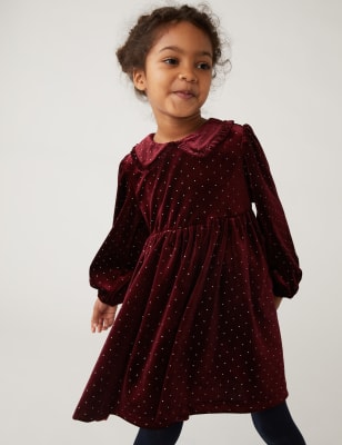 Marks and outlet spencer velvet dress