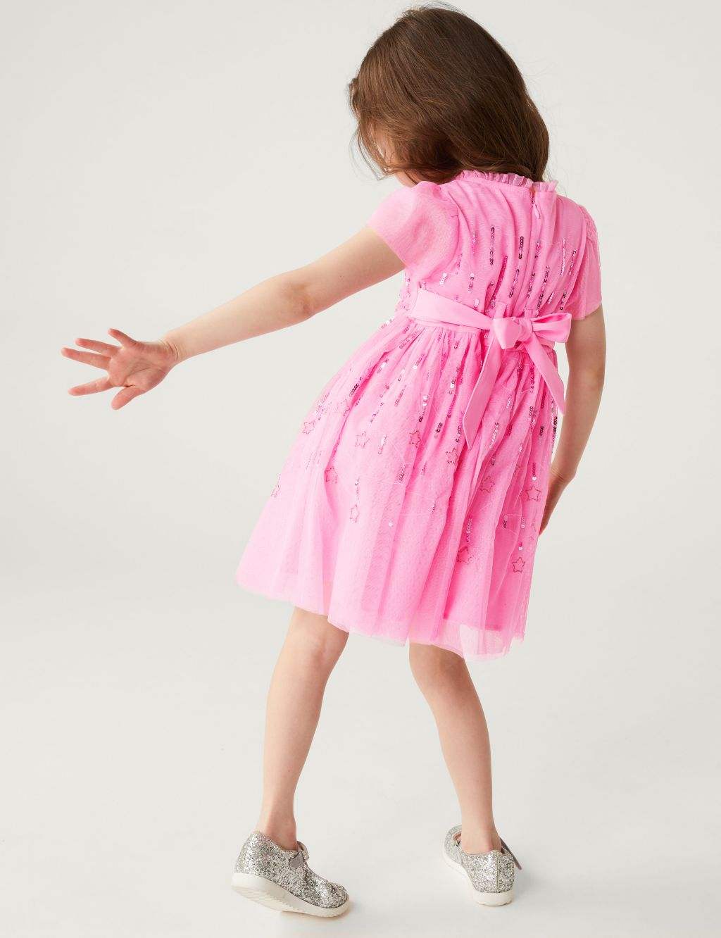 Sequin Party Dress (2-7 Yrs) image 3