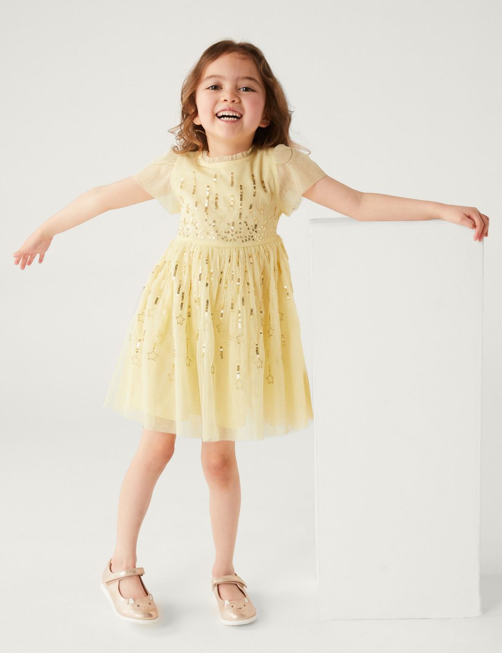 Sequin Party Dress (2-7 Yrs)