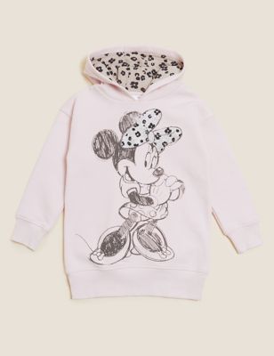 M&S Girls Hooded Minnie Mouse  Dress (2-7 Yrs)
