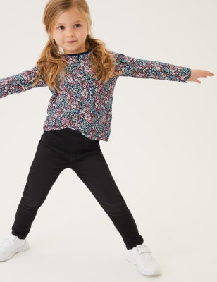 

Girls M&S Collection Denim Jeggings (2-7 Yrs) - Black, Black