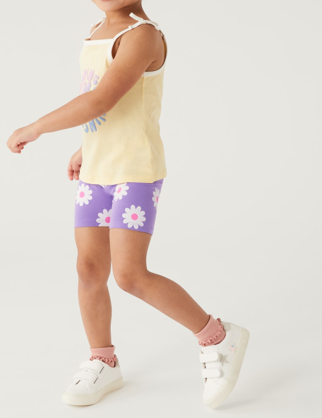 Cotton Rich Floral Shorts (2 - 8 Yrs) image 2