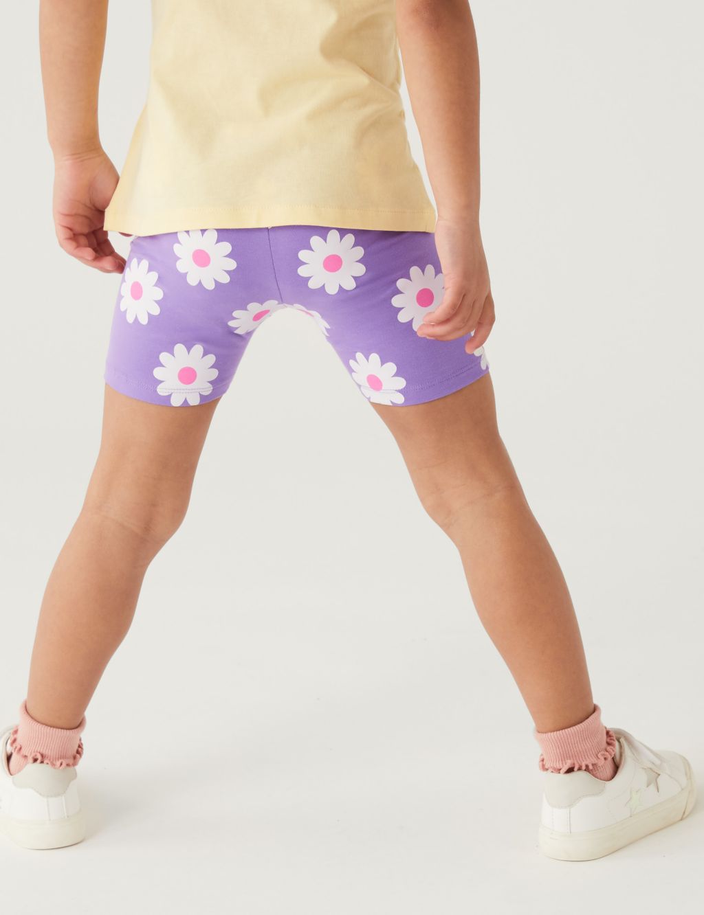 Cotton Rich Floral Shorts (2 - 8 Yrs) image 4
