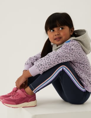 

M&S Collection Leggings de rayas laterales a la cadera (2-7 años) - Charcoal, Charcoal