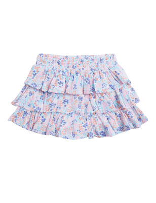 

M&S Collection Falda pantalón floral 100% algodón (2-7 años) - Multi, Multi