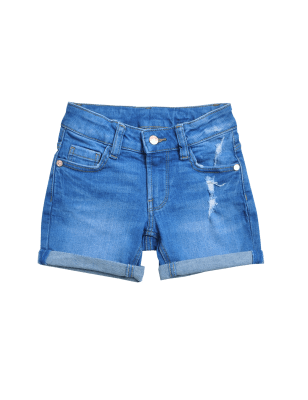 

M&S Collection Denim-Shorts mit hohem Baumwollanteil (2-7 J.), Denim