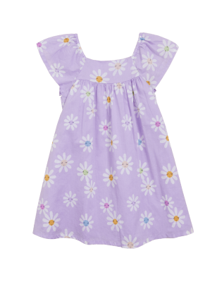 

Girls M&S Collection Pure Cotton Daisy Print Dress (2-7 Yrs) - Lilac, Lilac