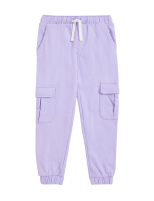 

Girls M&S Collection Cotton Rich Joggers (2-7 Yrs) - Lilac, Lilac