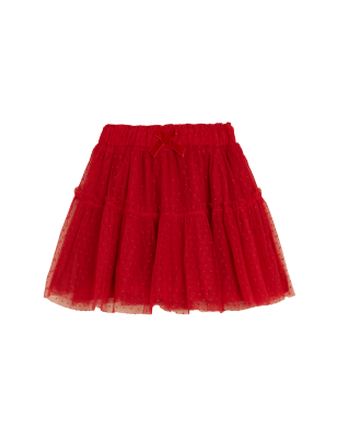 

Girls M&S Collection Spotted Tutu Skirt (2 -7 Yrs) - Red, Red