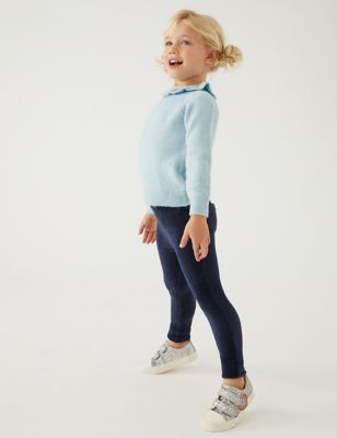 Marks And Spencer Girls M&S Collection Cord Leggings (2 - 8 Yrs) - Navy, Navy