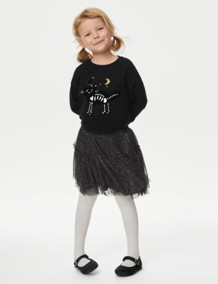 

M&S Collection Tutu-Rock mit Glitzereffekt (2-7 Jahre) - Carbon, Carbon