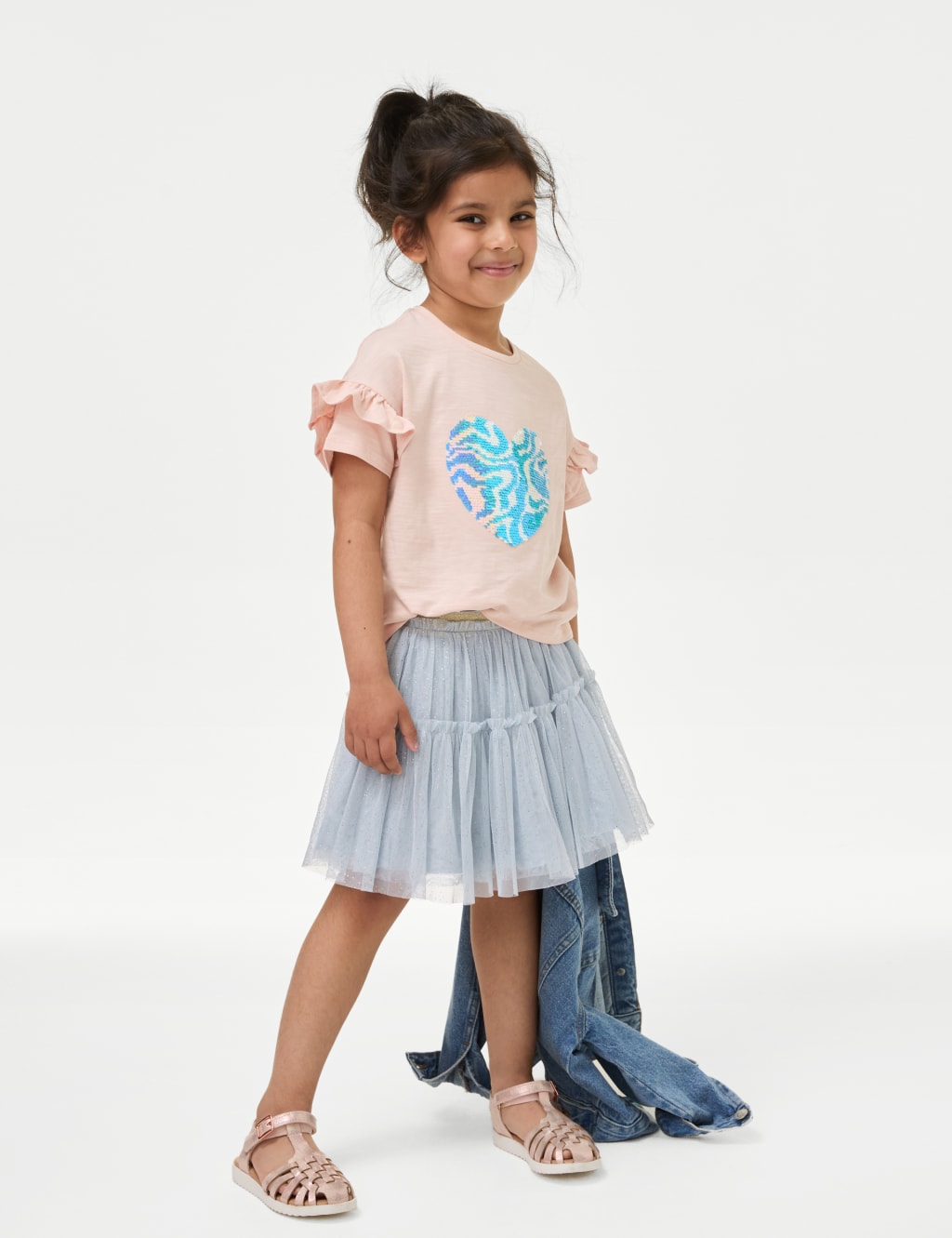 Royal blue skirt 2025 for toddlers