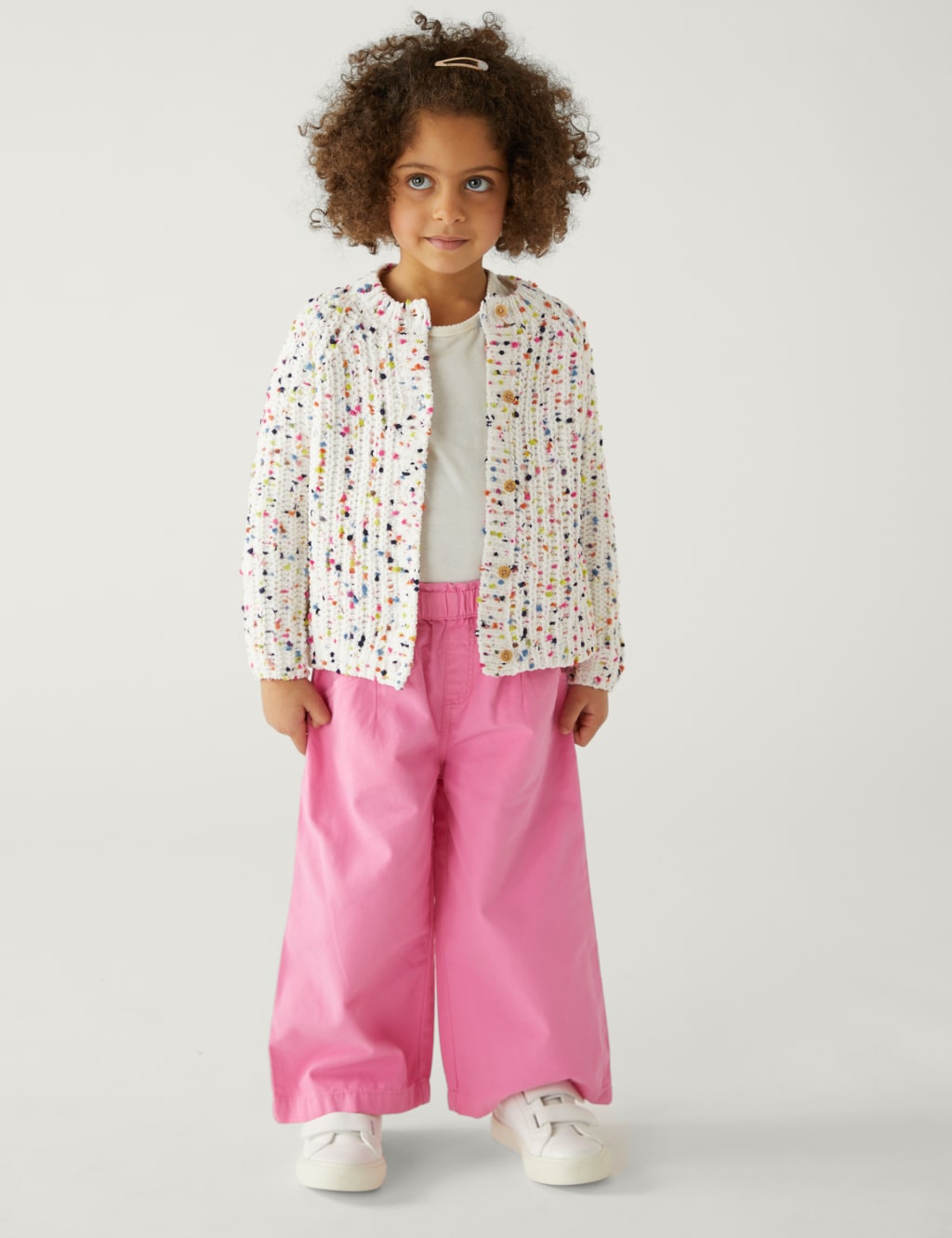 Chunky Knitted Cardigan (2-8 Yrs) image 2