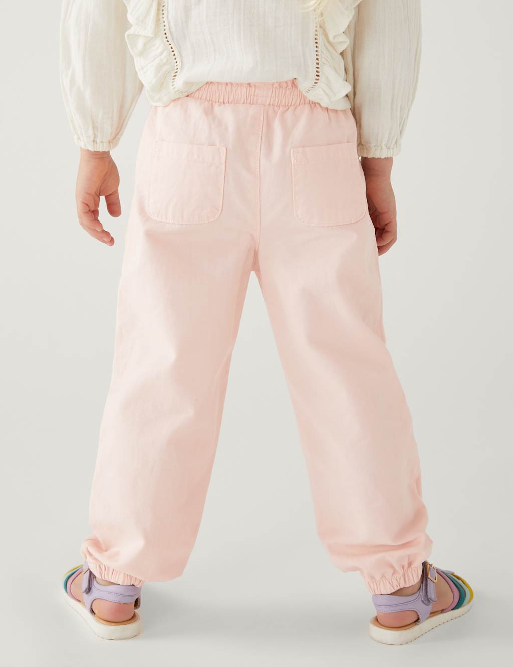 Pure Cotton Trousers (2-8 Yrs) image 4