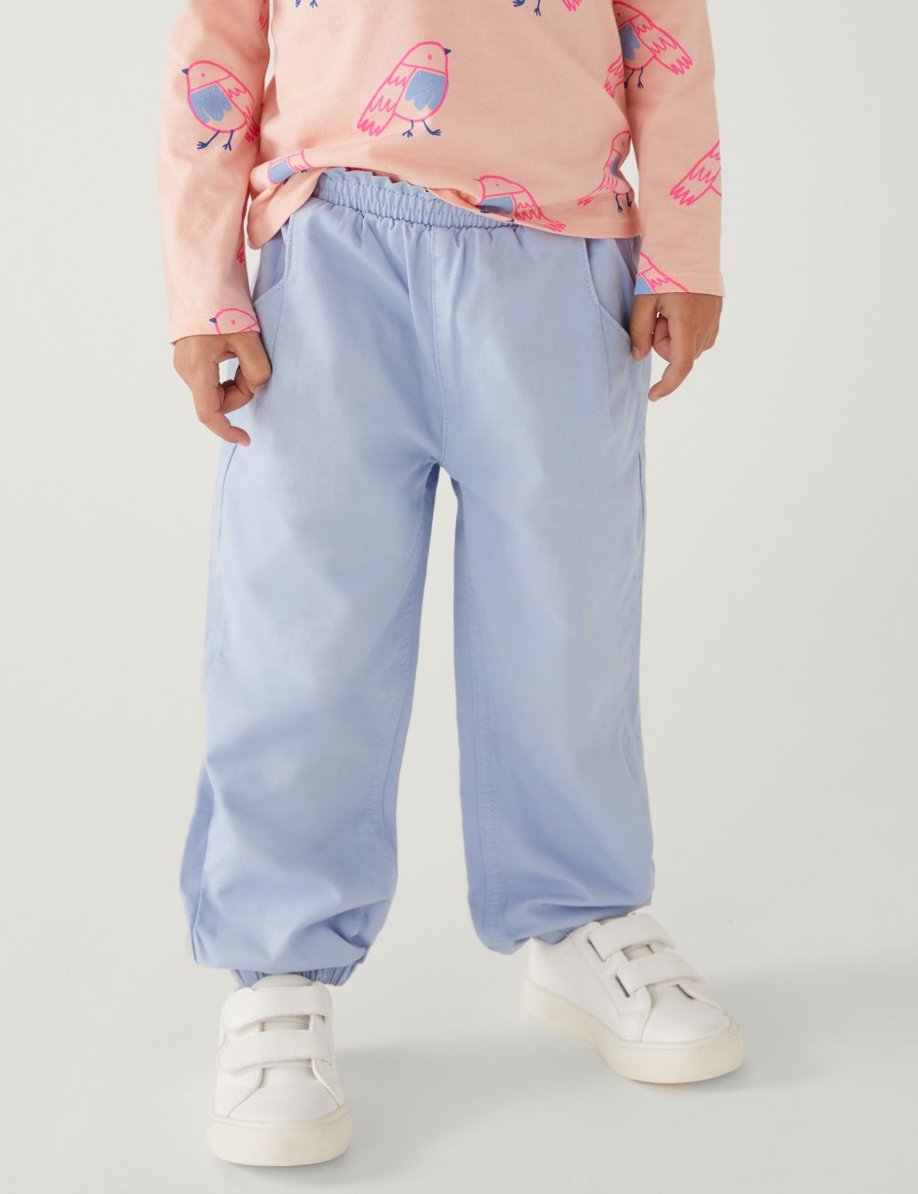 Pure Cotton Trousers (2-8 Yrs) image 3