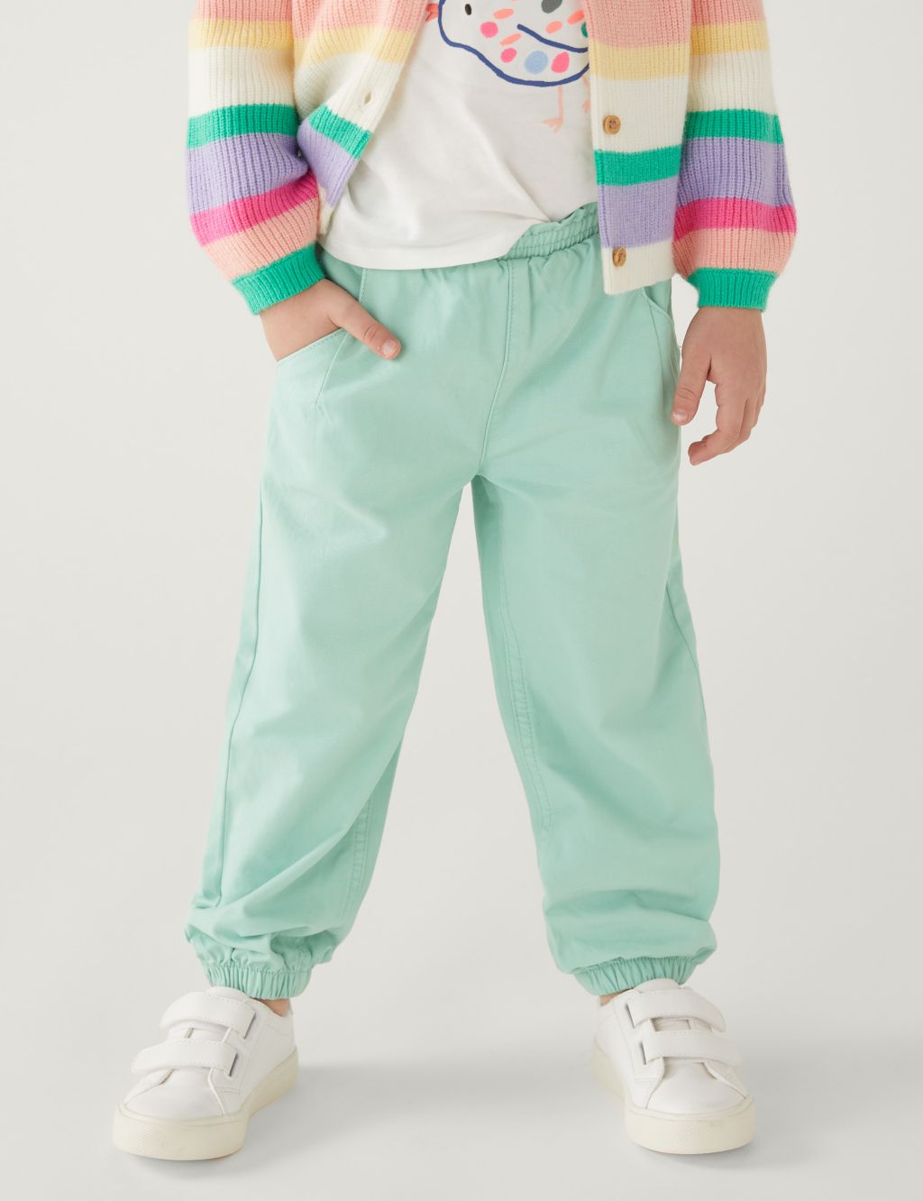 Pure Cotton Trousers (2-8 Yrs) image 3