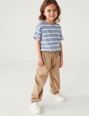 

M&S Collection Pantalón 100% algodón (2-8 años) - Biscuit, Biscuit