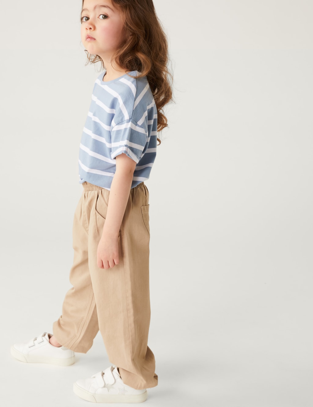 Pure Cotton Trousers (2-8 Yrs) image 2