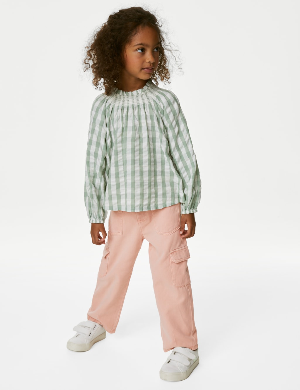 Cotton Rich Cargo Trousers (2-8 Yrs) image 1