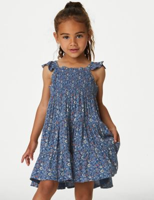 Floral Tiered Dress (2-8 Yrs)