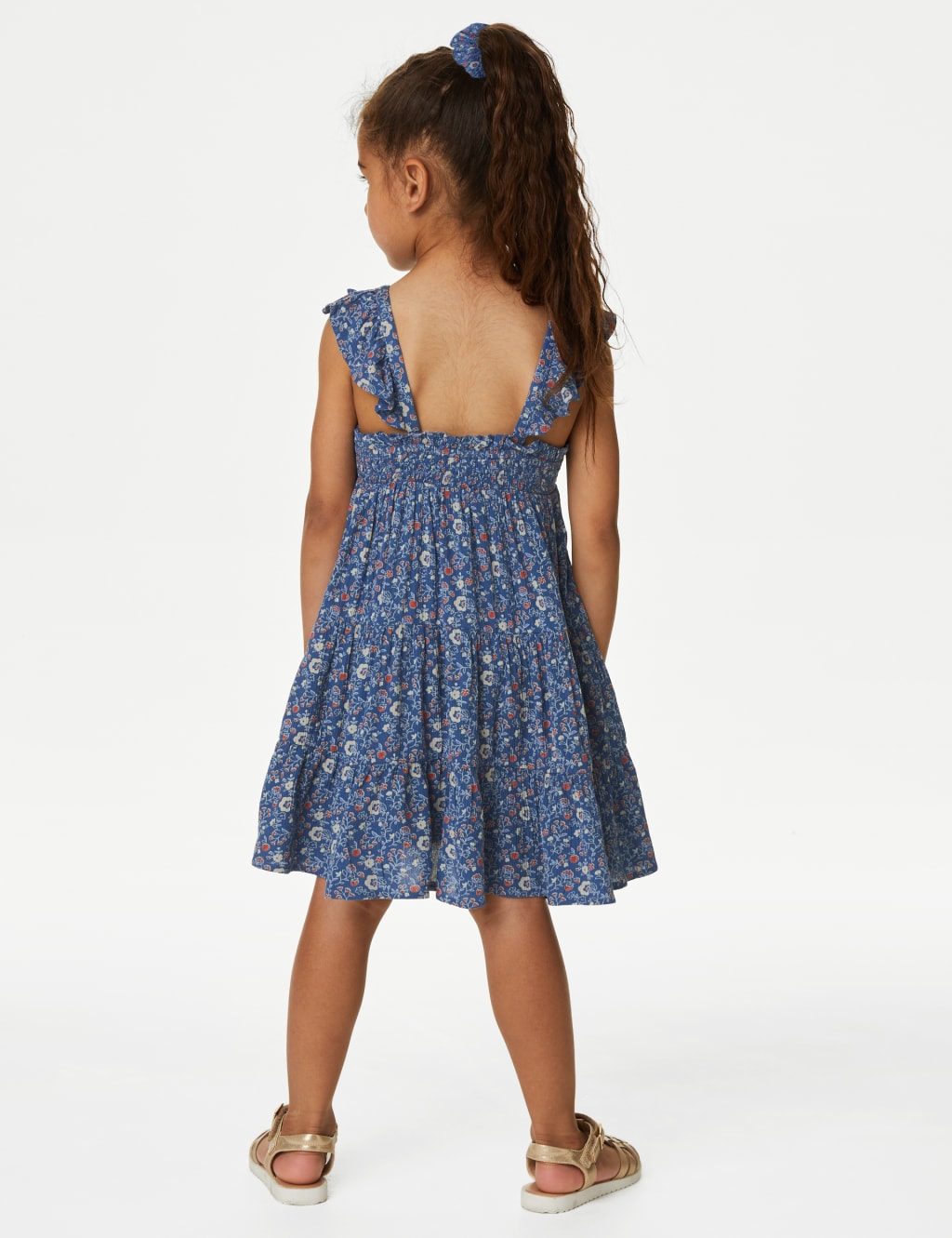 Floral Tiered Dress (2-8 Yrs) image 4