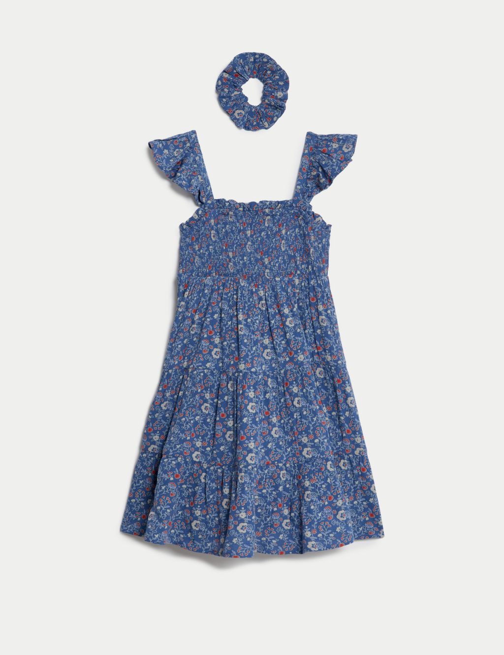 Floral Tiered Dress (2-8 Yrs) image 2