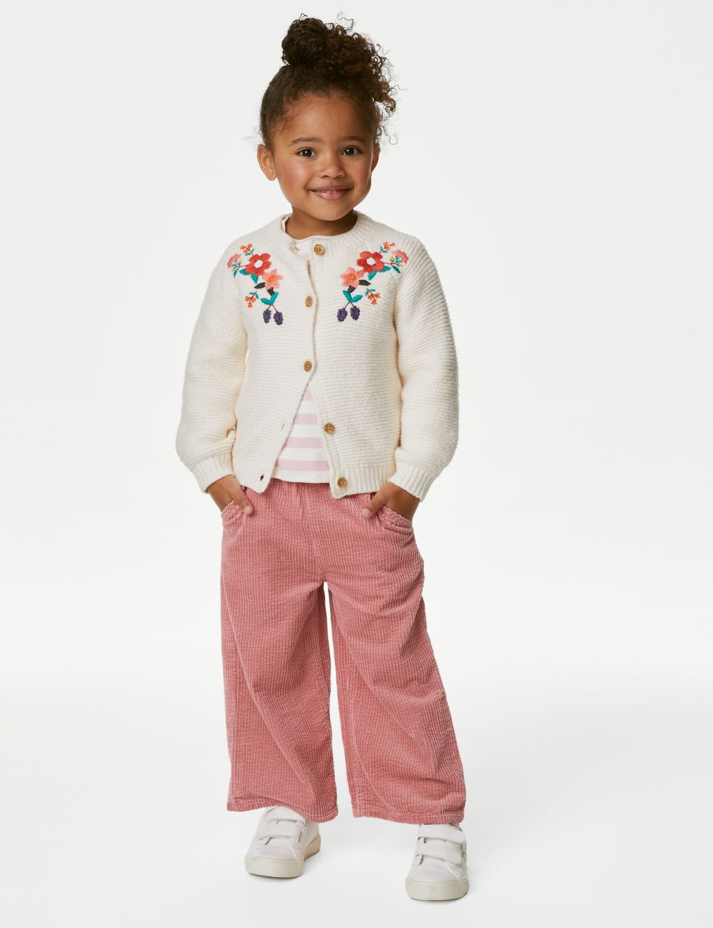 Pure Cotton Cord Trousers (2-8 Yrs) image 1