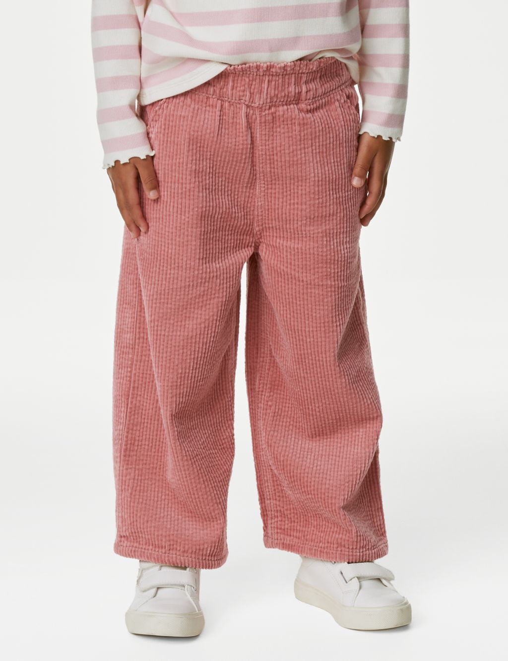 Pure Cotton Cord Trousers (2-8 Yrs) image 4