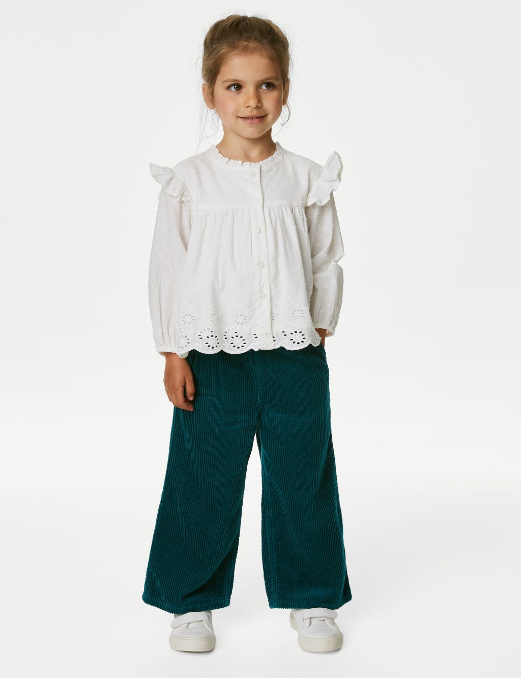 Pure Cotton Cord Trousers (2-8 Yrs) image 1