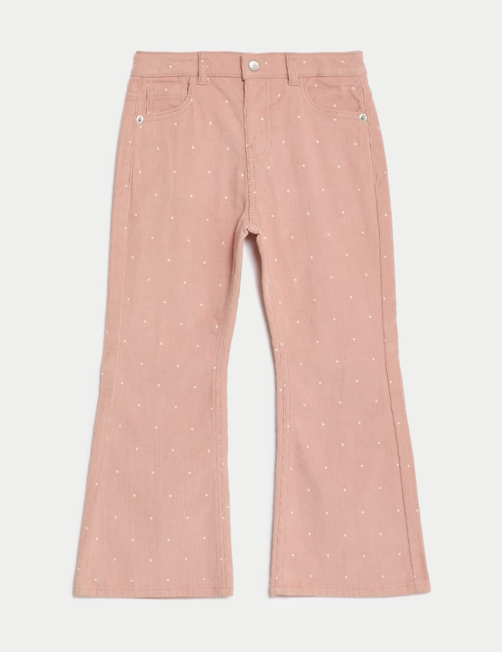 Cotton Rich Cord Flared Trousers (2-8 Yrs) image 2