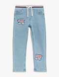 Regular Cotton Rich Butterfly Jeans (2-8 Yrs)