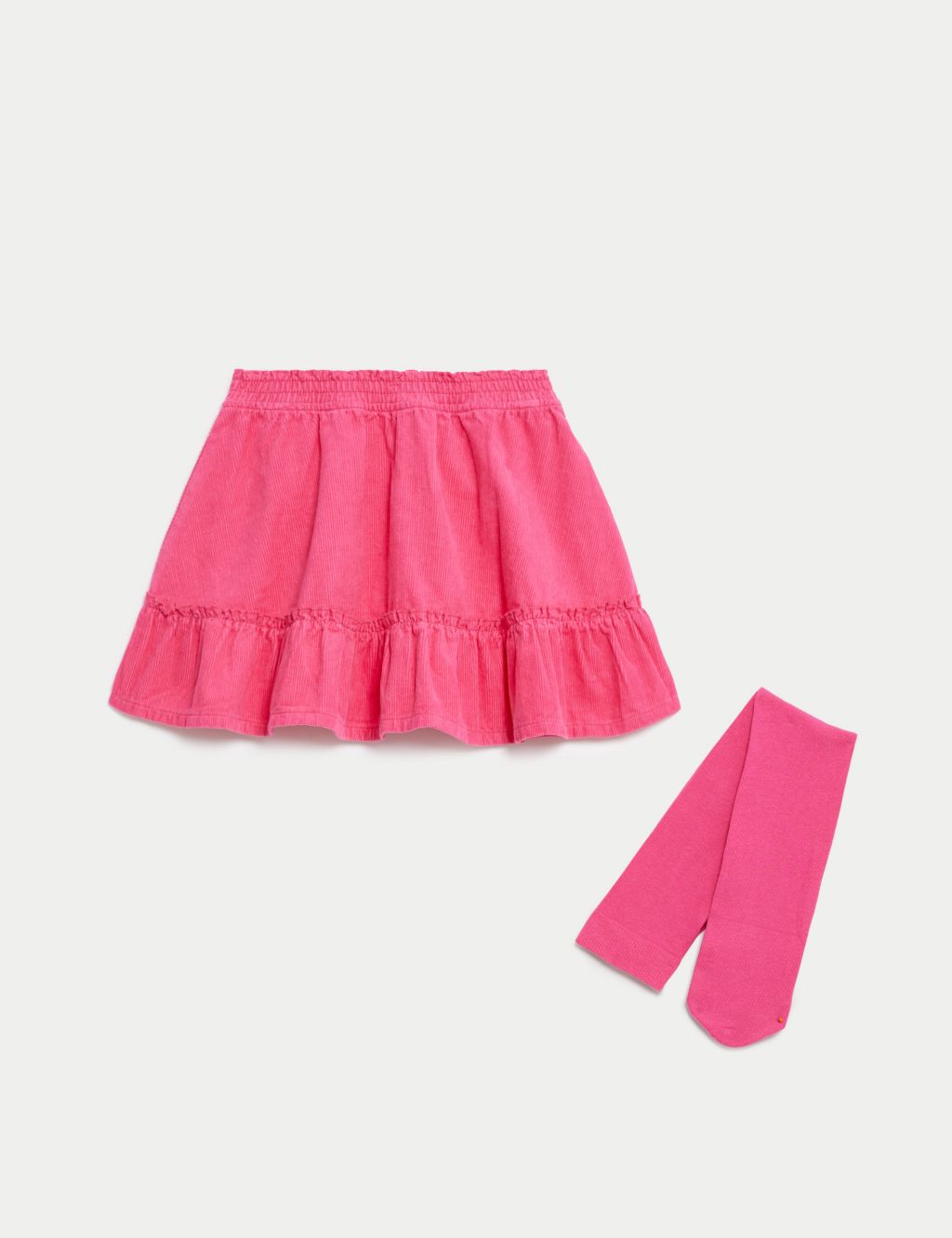 Cotton Rich Skirt & Tights Set (2-8 Yrs) image 2