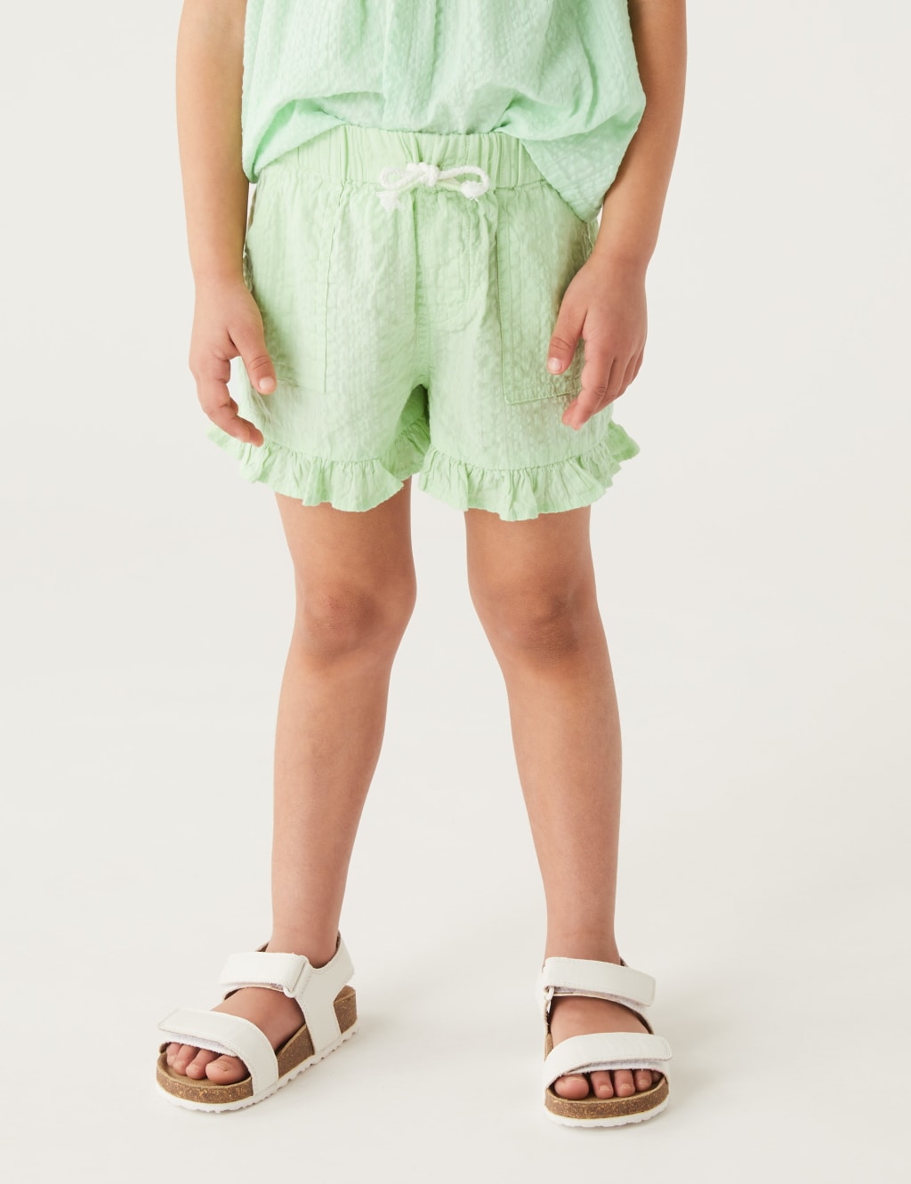 Pure Cotton Frill Shorts (2-8 Yrs) image 5
