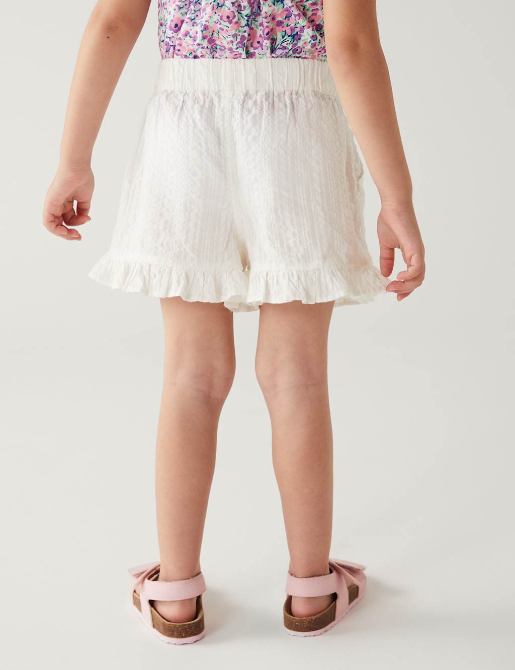 Pure Cotton Frill Shorts (2-8 Yrs) image 4