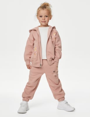 

Girls M&S Collection Cotton Rich Ballet Joggers (2-8 Yrs) - Rose, Rose