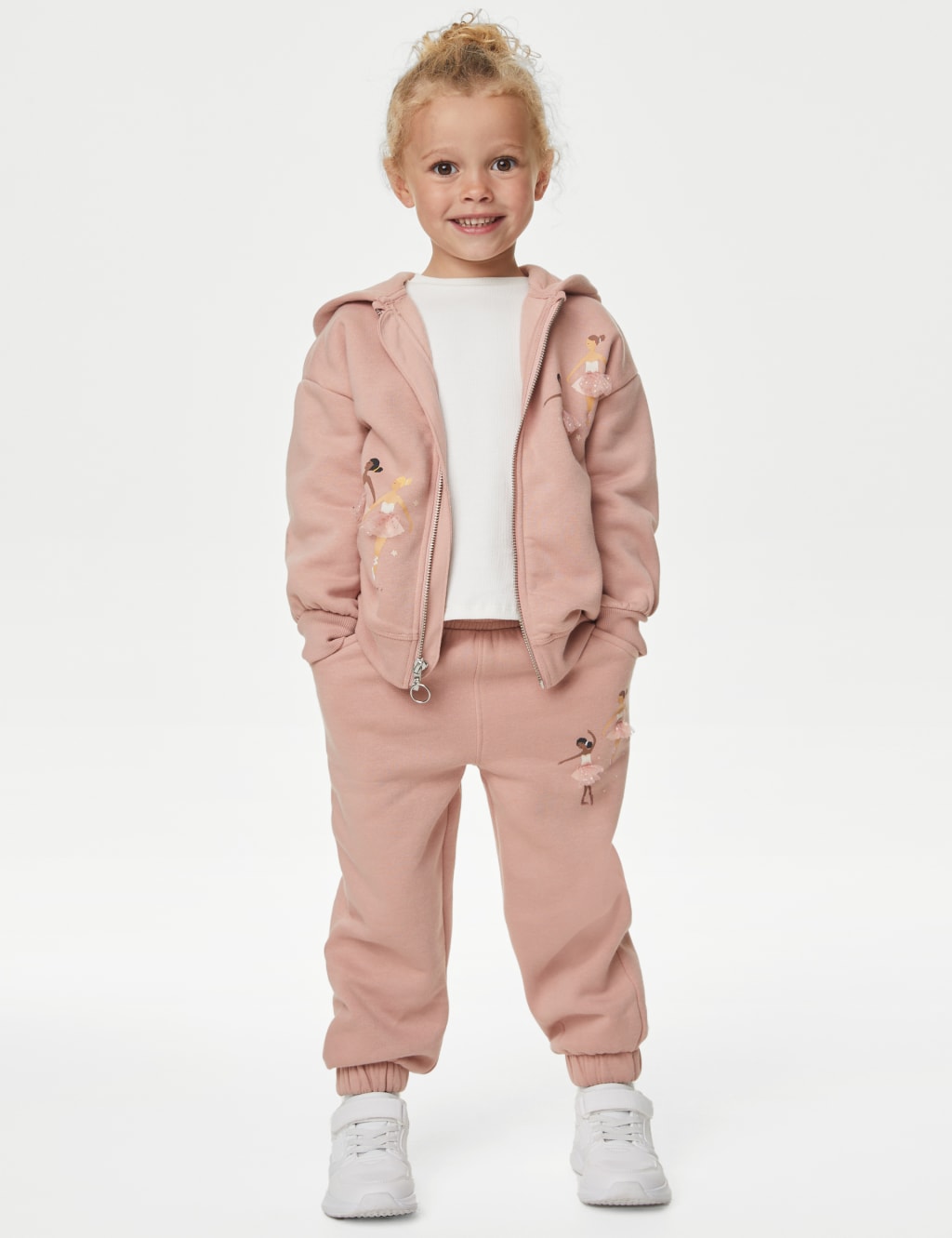 Cotton Rich Ballet Joggers (2-8 Yrs) image 6